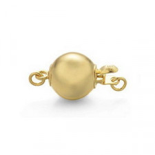 Brass metal ball clasp 12mm - Gold